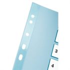 ESSELTE Regiszter, laminált karton, A4, 1-10, ESSELTE "Mylar"