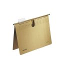 LEITZ  Függőmappa, gyorsfűzős, karton, A4, Alpha, natúr