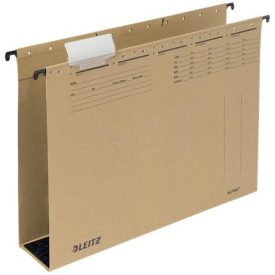LEITZ Alpha Függőmappa, karton, 60 mm, natúr