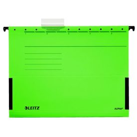   LEITZ  Függőmappa, oldalvédelemmel, karton, A4, LEITZ "Alpha", zöld