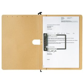 LEITZ Alpha Duo Függőmappa, karton, A4, natúr