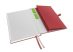 LEITZ Jegyzetfüzet, exkluzív, A5, vonalas, 80 lap, keményfedeles, LEITZ "Complete", piros