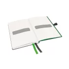 LEITZ Jegyzetfüzet, exkluzív, A6, kockás, 80 lap, keményfedeles, LEITZ "Complete", fekete