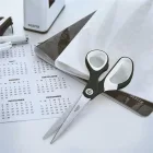LEITZ Olló, irodai, 17 cm, LEITZ "Wow Titán", fekete