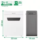 Iratmegsemmisítő, mikrokonfetti, 4 lap, LEITZ IQ Protect 4M