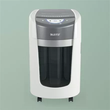 Iratmegsemmisítő, mikrokonfetti, 6 lap, LEITZ IQ OptiMax Home Office 225 P5