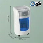 Iratmegsemmisítő, mikrokonfetti, 6 lap, LEITZ IQ OptiMax Home Office 225 P5