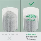 Iratmegsemmisítő, mikrokonfetti, 6 lap, LEITZ IQ OptiMax Home Office 225 P5