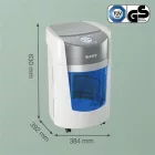 Iratmegsemmisítő, mikrokonfetti, 8 lap, LEITZ IQ OptiMax Small Office 350 P5