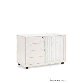 UNIQUE FB-615 fémszekrény és tároló konténer, fehér