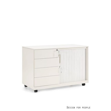 UNIQUE FB-615 fémszekrény és tároló konténer, fehér