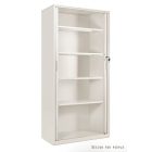 UNIQUE FB-641 redőnyös irattároló szekrény, fehér