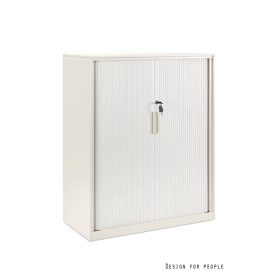   UNIQUE FB-643 redőnyös alacsony irattároló szekrény, fehér