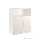 UNIQUE FB-801 alacsony irattároló szekrény, fehér