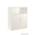 UNIQUE FB-801 alacsony irattároló szekrény, fehér