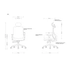 UNIQUE HIT ergonomikus irodai szék