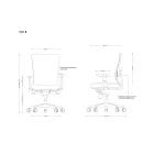 UNIQUE LINK M ergonomikus irodai szék
