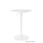 Unique ROUND állítható magasáágú körasztal