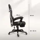 Huzaro Combat 3.1 hálós gamer szék, fehér