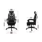 Huzaro Combat 5.0 hálós gamer szék