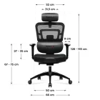 Huzaro Combat 7.0 ergonomikus gamer szék, fekete
