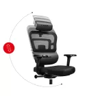 Huzaro Combat 7.0 ergonomikus gamer szék, fekete