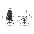 Huzaro Combat 7.9 ergonomikus gamer szék, fekete