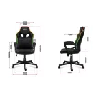 Huzaro Force 2.5 gamer szék, RGB Mesh