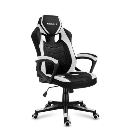 Huzaro Force 2.5 gamer szék, fehér-fekete