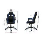 Huzaro Force 2.5 gamer szék, kék