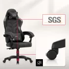 Huzaro Force 2.7 gamer szék, Carbon Black, fekete