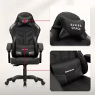 Huzaro Force 2.7 gamer szék, Carbon Black, fekete