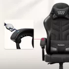 Huzaro Force 2.7 gamer szék, Carbon Black, fekete