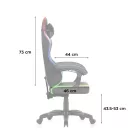 Huzaro Force 2.7 gamer szék, szürke