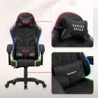 Huzaro Force 2.7 gamer szék, RGB