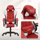 Huzaro Force 2.7 gamer szék, piros