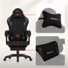 Huzaro Force 3.7 gamer szék, fekete