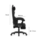 Huzaro Force 3.7 gamer szék, fekete