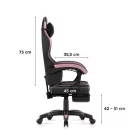 Huzaro Force 3.7 gamer szék, rózsaszín