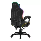 Huzaro Force 3.7 gamer szék, fekete RGB led világítással