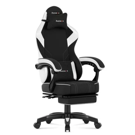 Huzaro Force 3.7 gamer szék, fehér-fekete