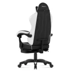 Huzaro Force 3.7 gamer szék, fehér-fekete