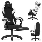 Huzaro Force 3.7 gamer szék, fehér-fekete