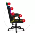 Huzaro Force 4.4 gamer szék, RGB