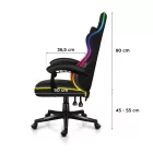 Huzaro Force 4.4 gamer szék, RGB