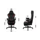 Huzaro Force 4.6 gamer szék, Carbon fekete
