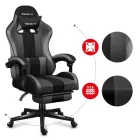 Huzaro Force 4.7 gamer szék, szürke mesh