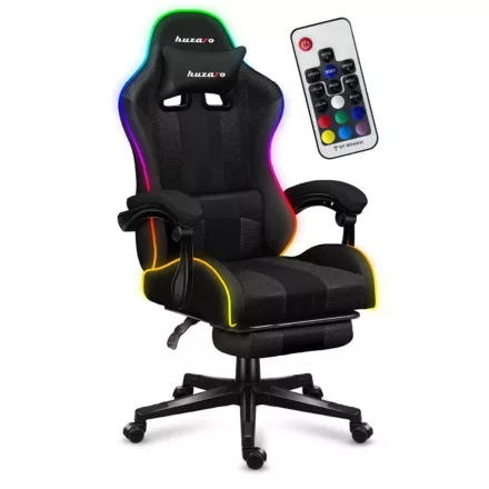 Huzaro Force 4.7 gamer szék, RGB mesh