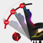 Huzaro Force 4.7 gamer szék, RGB mesh
