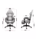 Huzaro Force 4.7 gamer szék, fehér